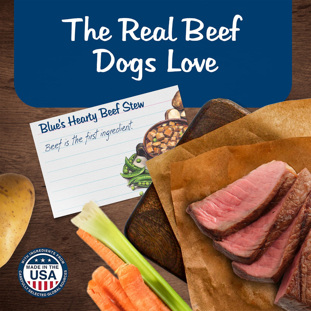 Blue Buffalo Blue's Stew Grain-Free Wet Dog Food, Hearty Beef Stew, 12.5-oz. Can