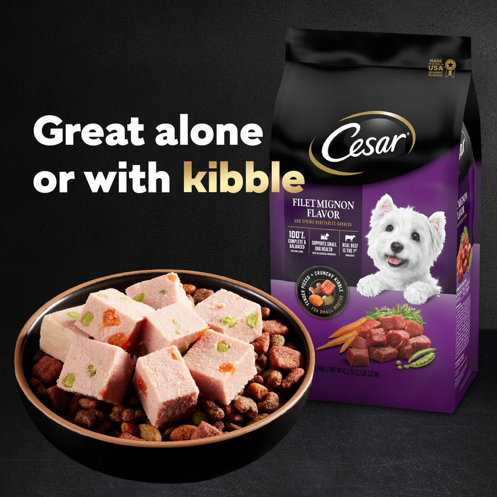 Cesar Fresh Chef Chicken With Peas And Carrots Refrigerated Dog Food Adult, 1.3 Lb. Roll