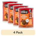 (4 pack) Ol' Roy Bacon, Cheeseburger & Beef Flavor Gravy Wet Dog Food for Adult, 13.2 oz. Can
