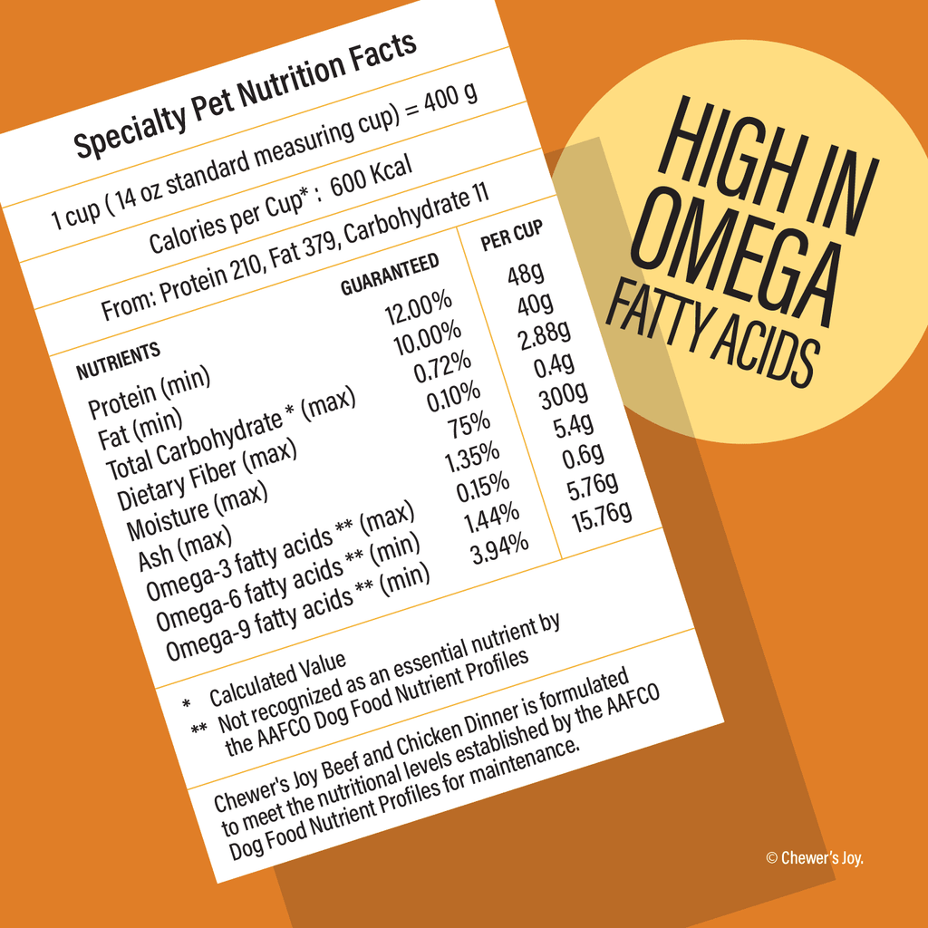 Chewer's Joy Variety Pack Paté Dinner for Dogs (12 Cans, 400g) – Beef & Chicken, Beef & Vegetables, Chicken & Salmon, Chicken & Rice – Natural Wet Dog Food, Complete & Balanced