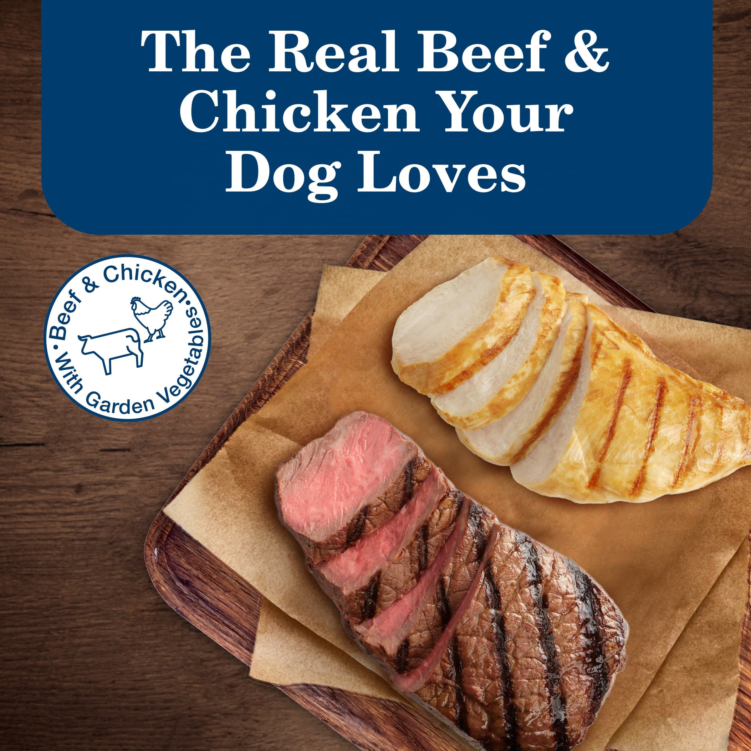 Blue Buffalo Homestyle Recipe Adult Wet Dog Food, Chicken and Beef, 12.5-oz. Can (6 Count)