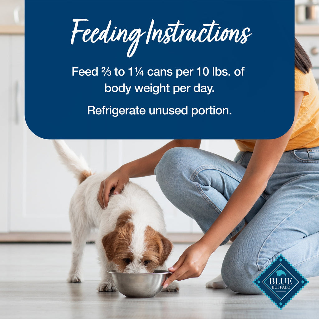 Blue Buffalo Blue's Stew Natural Wet Dog Food, Hearty Beef and Country Chicken Variety Pack, 12.5-oz. Cans (6 Count- 3 of Each Flavor)