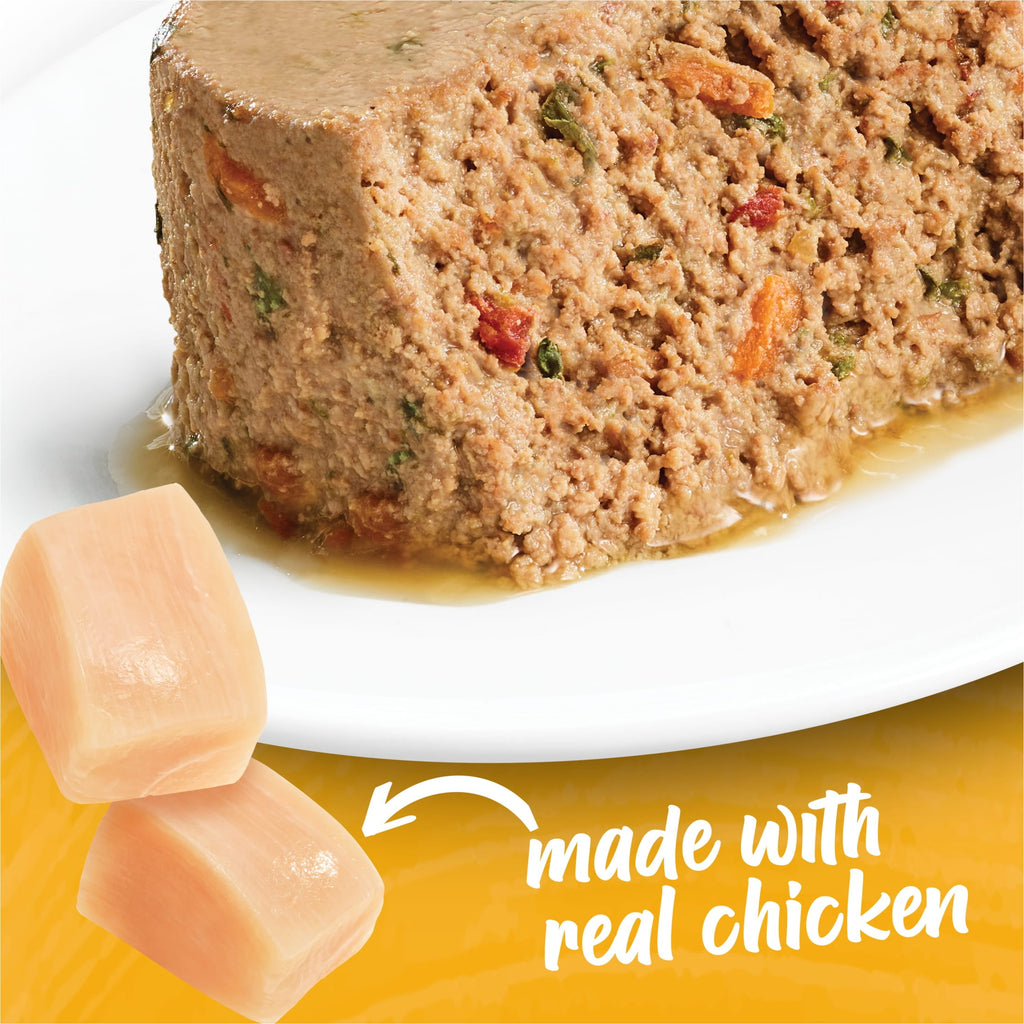 (6 pack) Purina Beneful Small Breed Wet Dog Food, IncrediBites Loaf With Real Chicken Recipe