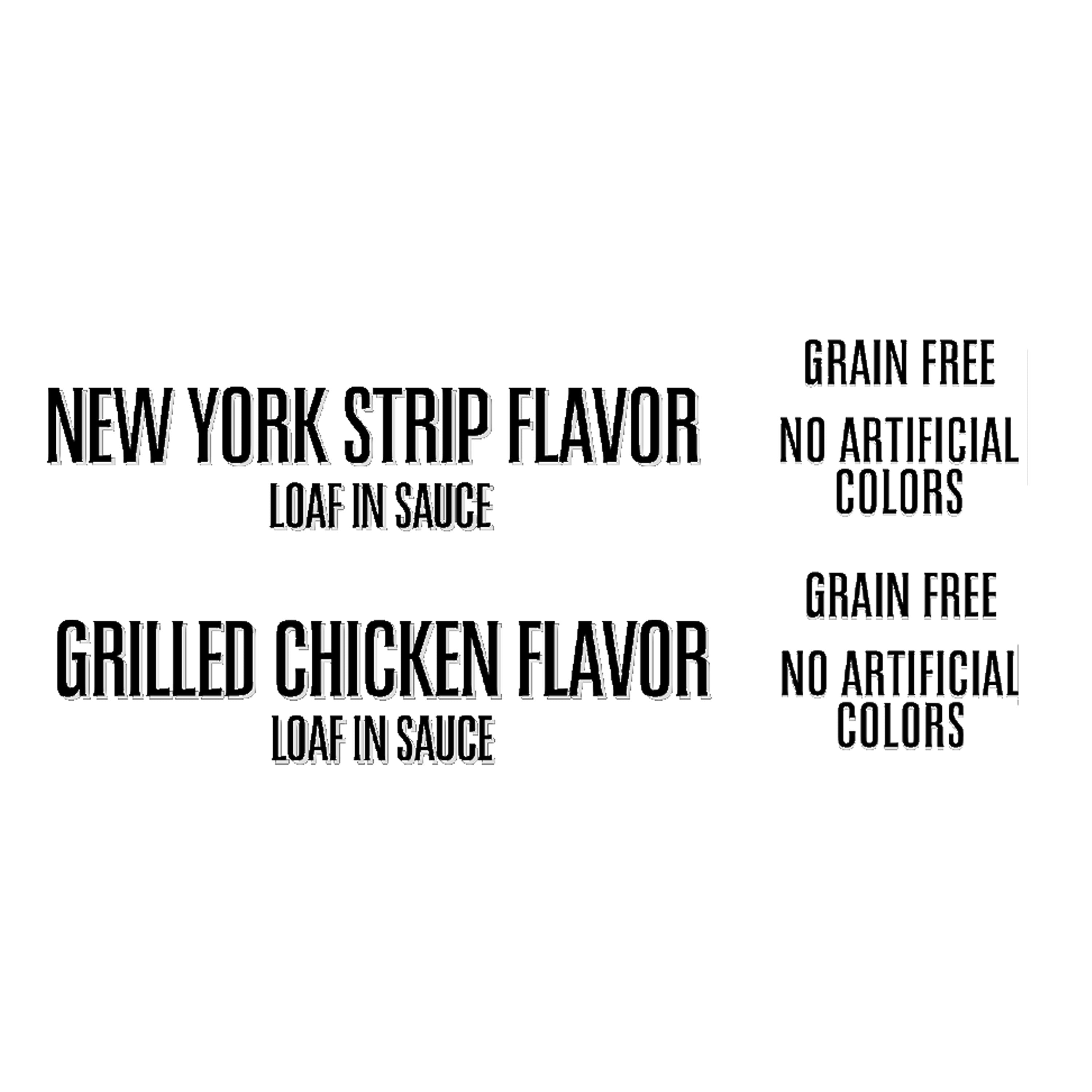 Ol' Roy Variety Pack Grain-Free Wet Dog Food, New York Strip & Grilled Chicken Flavor, 3.5 oz Cups, 12 Count