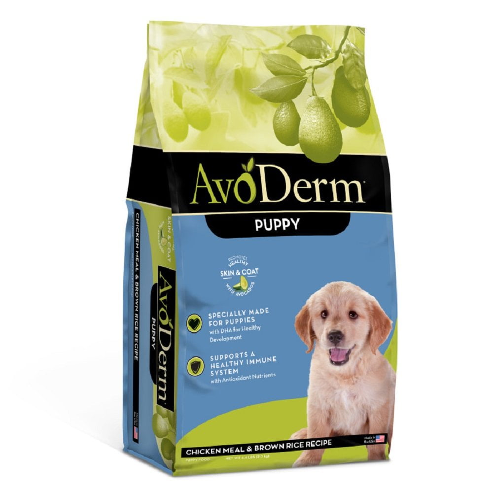 AvoDerm Natural Chicken Meal & Brown Rice - Dry Puppy Food 4.4 lb