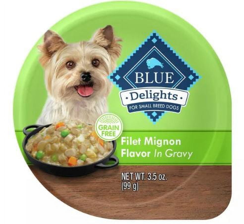 Blue Buffalo Divine Delights Gravy Dog Food Cup 3.5 oz (Pack of 6)