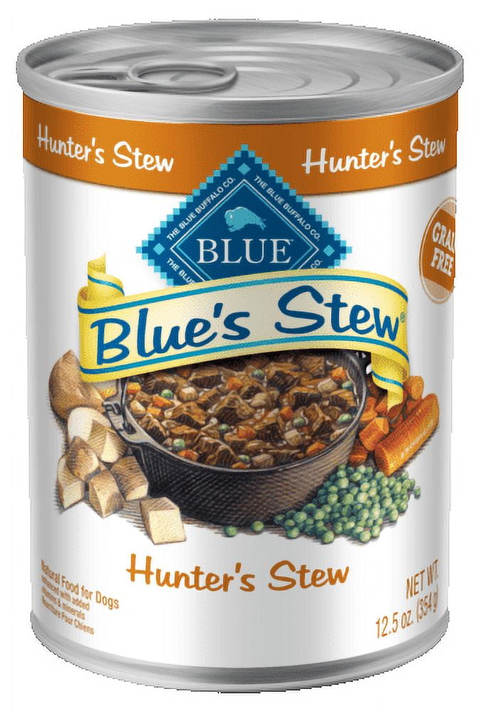 Blue Buffalo Hunter's Stew Wet Dog Food (Pack of 8)