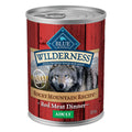 Blue Buffalo Wilderness Rocky Mountain Recipe High Protein Red Meat Wet Dog Food for Adult Dogs, Grain-Free, 12.5 oz. Can
