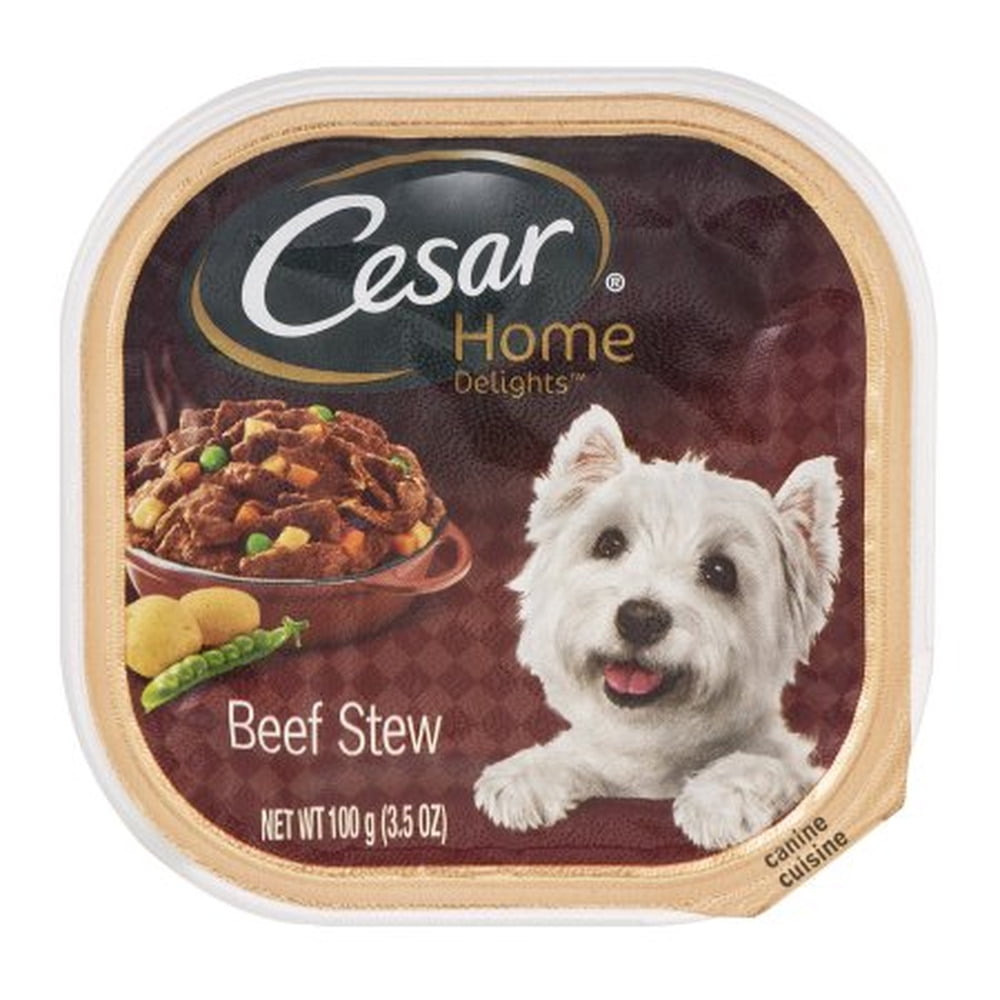 CESAR Canine Cuisine Home Delights Beef Stew Wet Dog Food (Pack of 20)