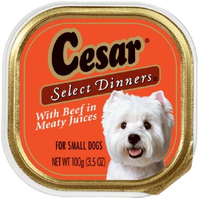 Cesar Porterhouse Steak Flavor Dog Food Trays (Pack of 18)