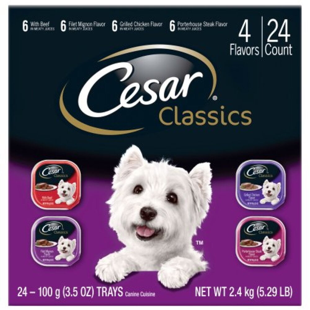 Cesar Classics Variety Pack Dog Food (Pack of 6)