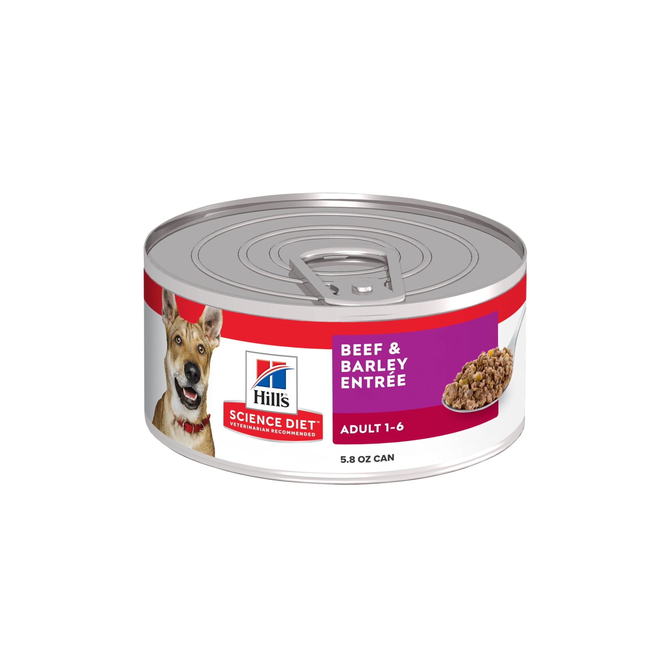 Hill's Science Diet Beef & Barley Wet Dog Food, 5.8oz Can 24pk