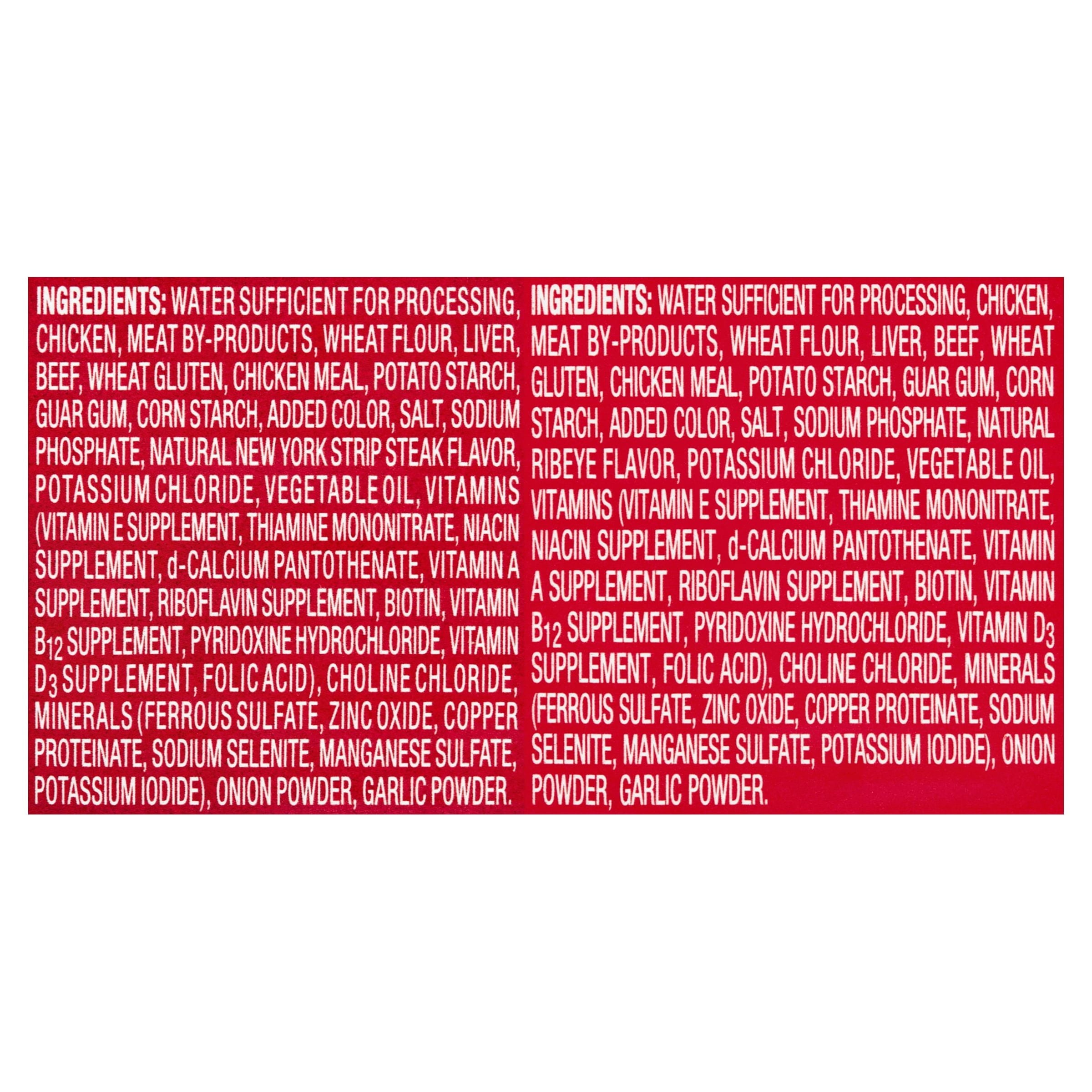 (36 pack) Ol' Roy Ribeye Flavor & New York Strip Flavor Cuts in Gravy Wet Dog Food Prime Variety Pack, 13.2 oz Cans (12 Pack)