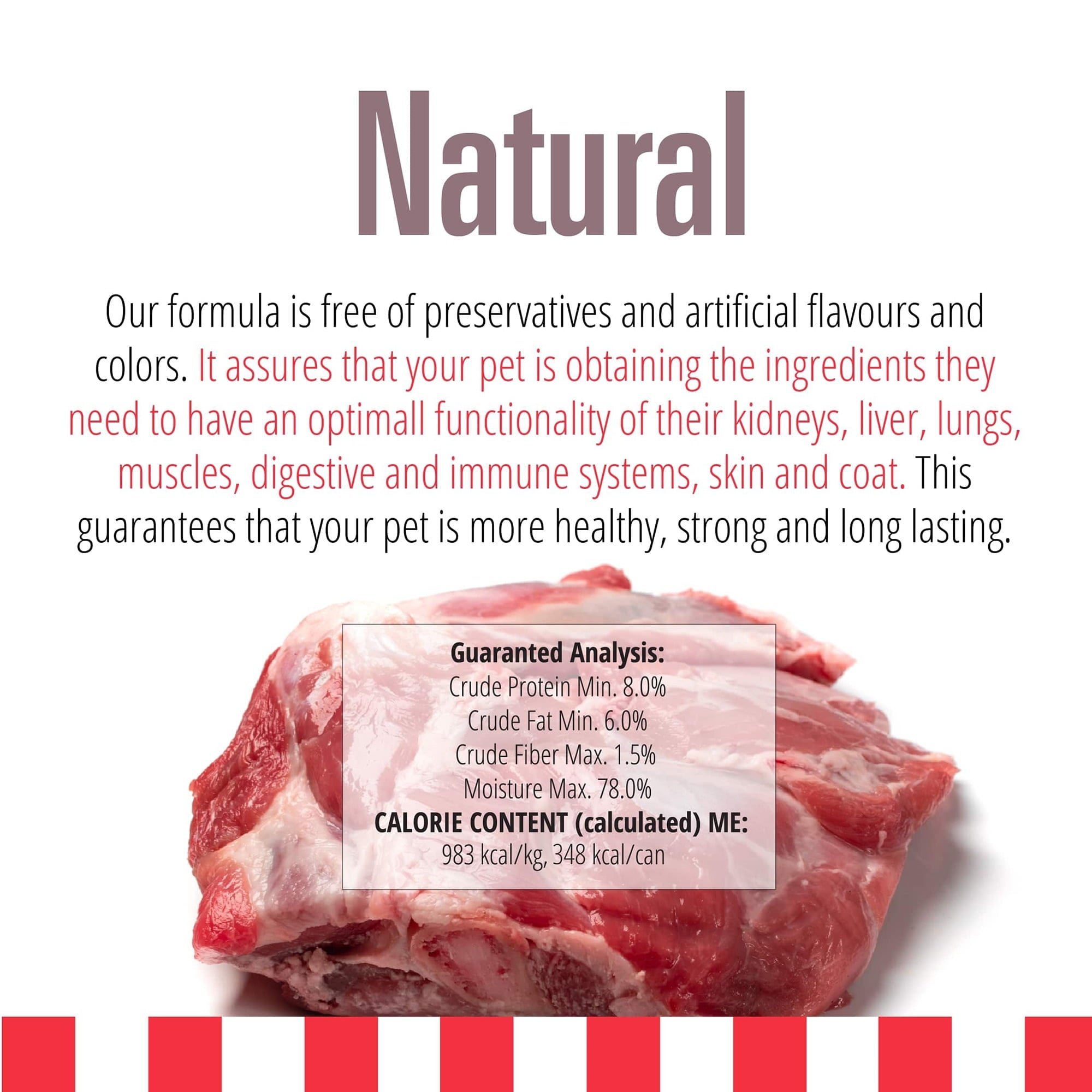 Livelong Healthy & Strong: 12 Pack: Bison/Buffalo & Sweet Potato Recipe - 12.5oz Cans, Wet Dog Food, High Protein, All Natural, No Preservatives,