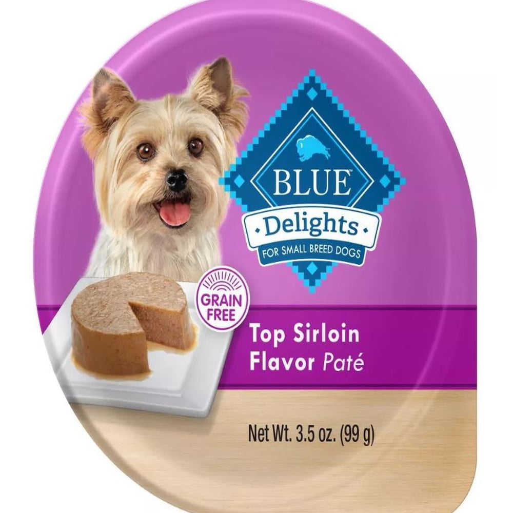 Blue Buffalo Delights Small Breed Top Sirloin Wet Dog Food (Pack of 20)