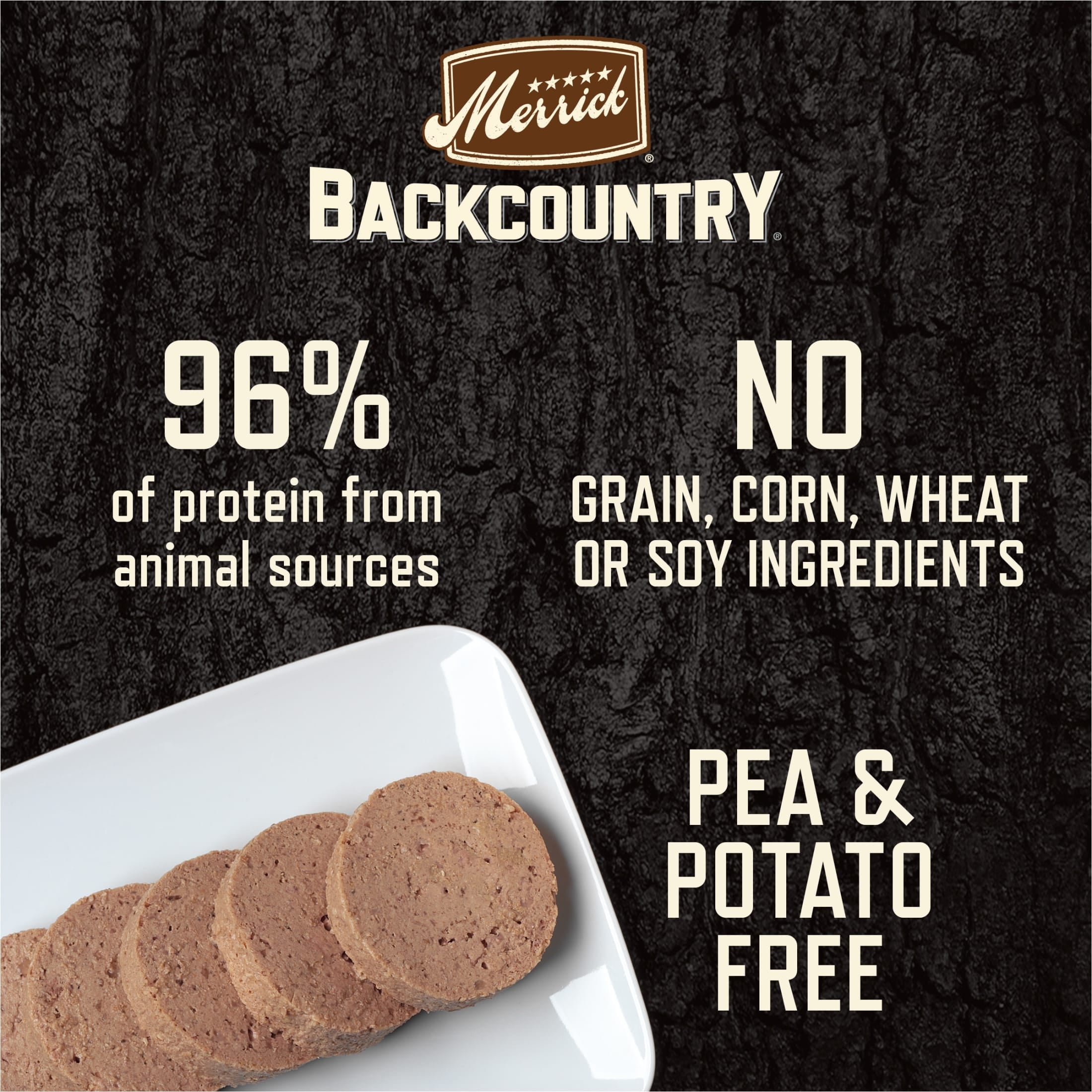 Merrick Backcountry Wet Dog Food for Adults, Grain Free Real Beef & Chicken, 12.7 oz Cans (12 Pack)